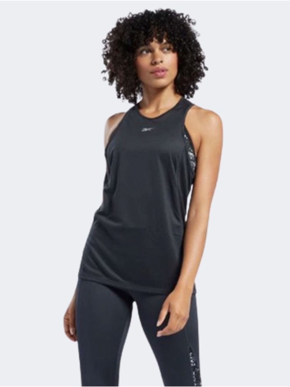 Reebok Women's Black Athletic Racerback Tank Lightweight, Flowy, NWT XS